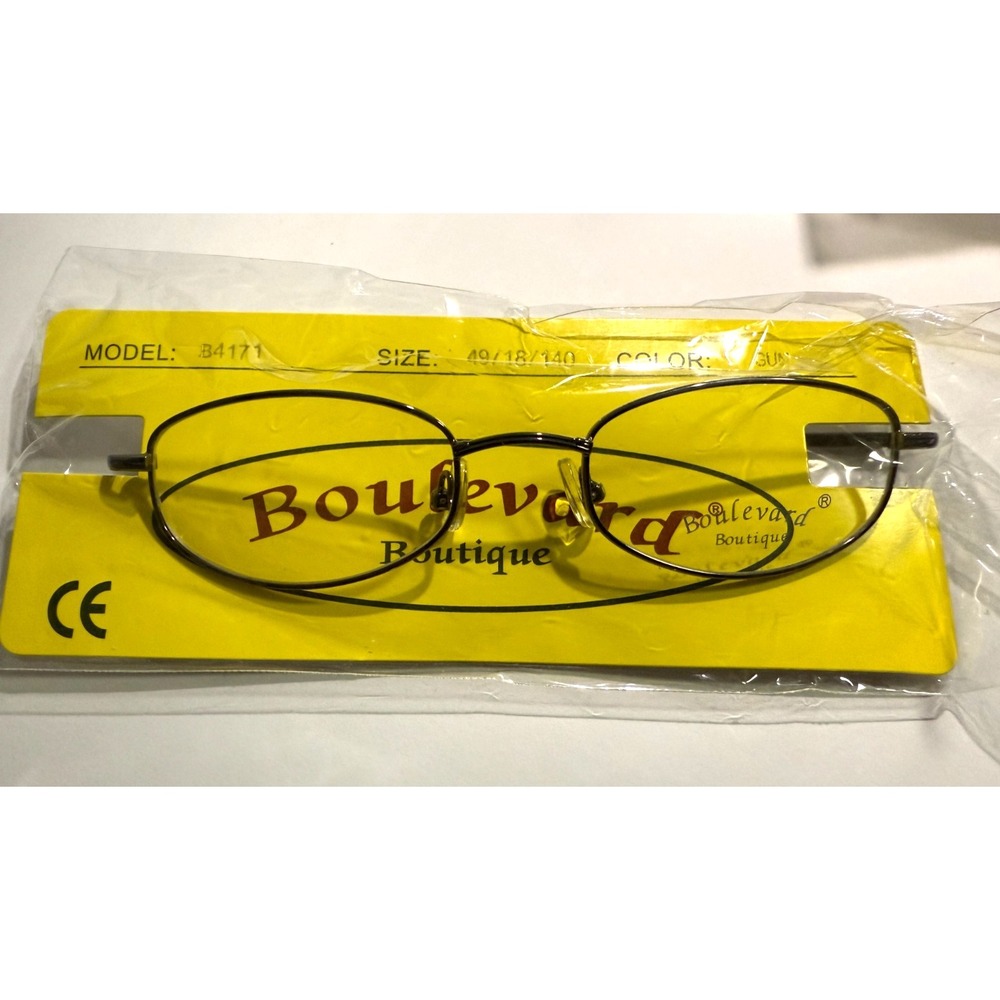 Boulevard Boutique‎ 4171 Gun Metal color 49-18-140 Full Rim Eyeglasses Frame